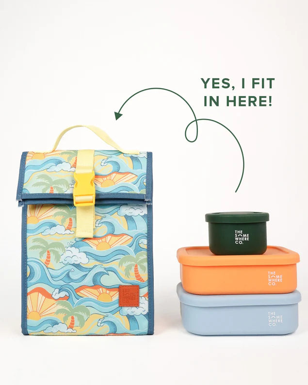 The Somewhere Co Surfs Up Mini Lunch Satchel