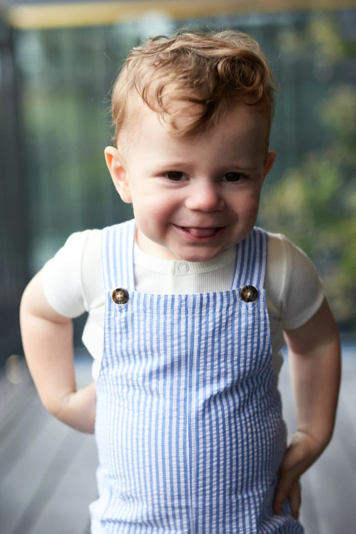 Milky Yacht Stripe Overall