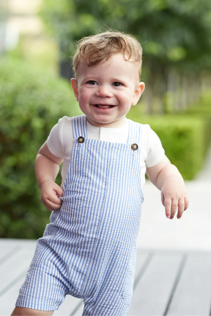 Milky Yacht Stripe Overall