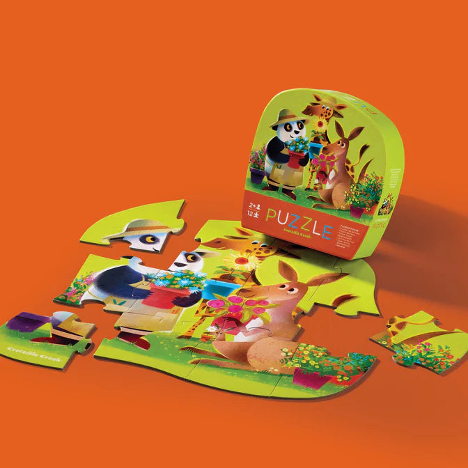 Crocodile Creek 12 pc Mini Puzzle - Flower Power
