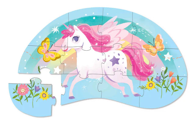 Crocodile Creek 12 Piece Mini Puzzle - Sweet Unicorn