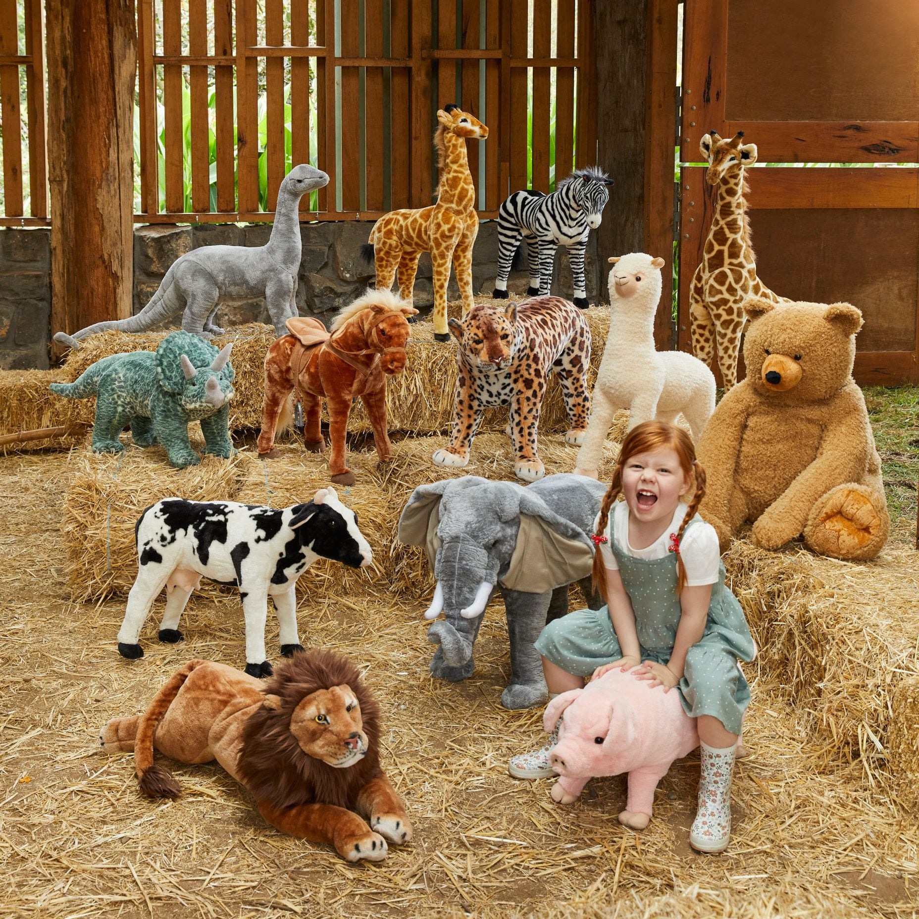 Jiggle & Giggle Large Standing Elephant