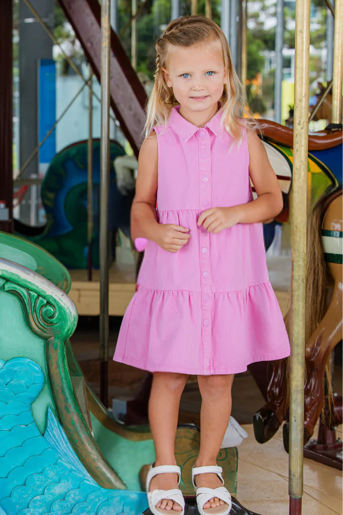 Milky Clothing Pink Twill Dress