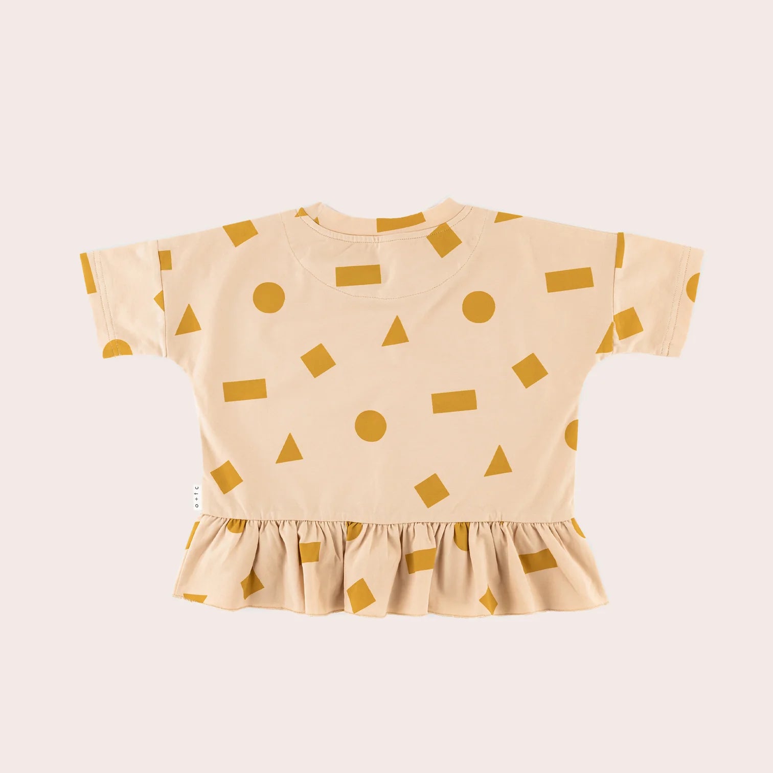 Olive and The Captain Shapes Boxy Tee - Nugget