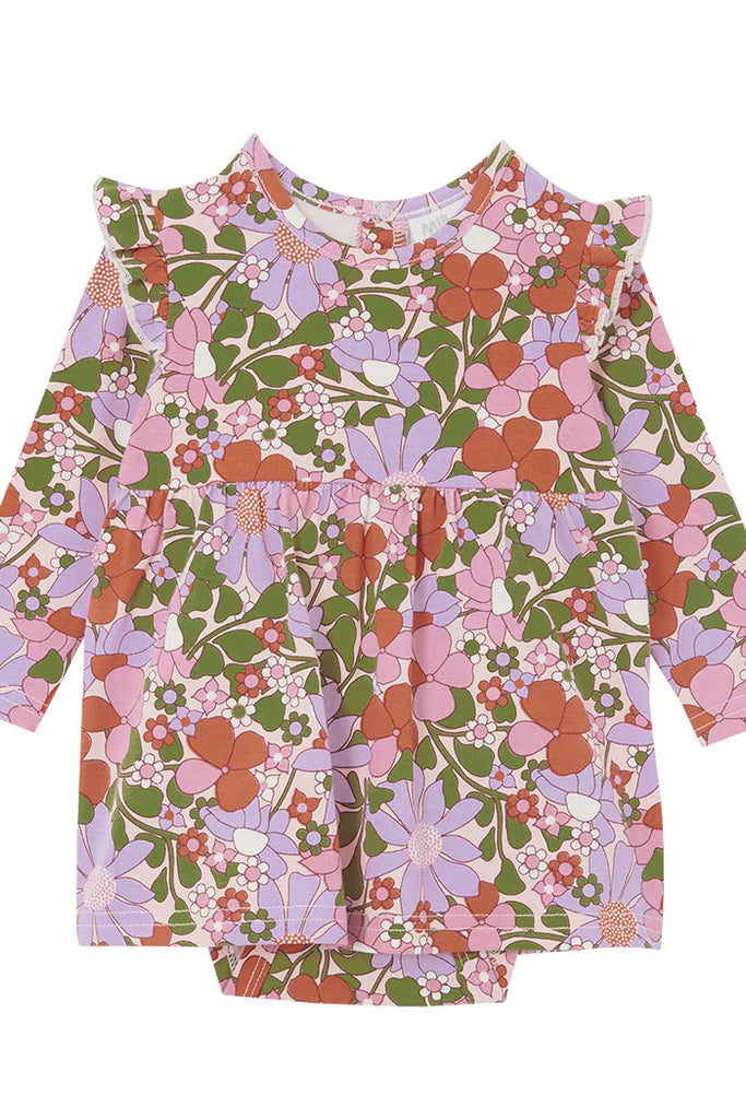 Milky Dahlia Frill Baby Dress