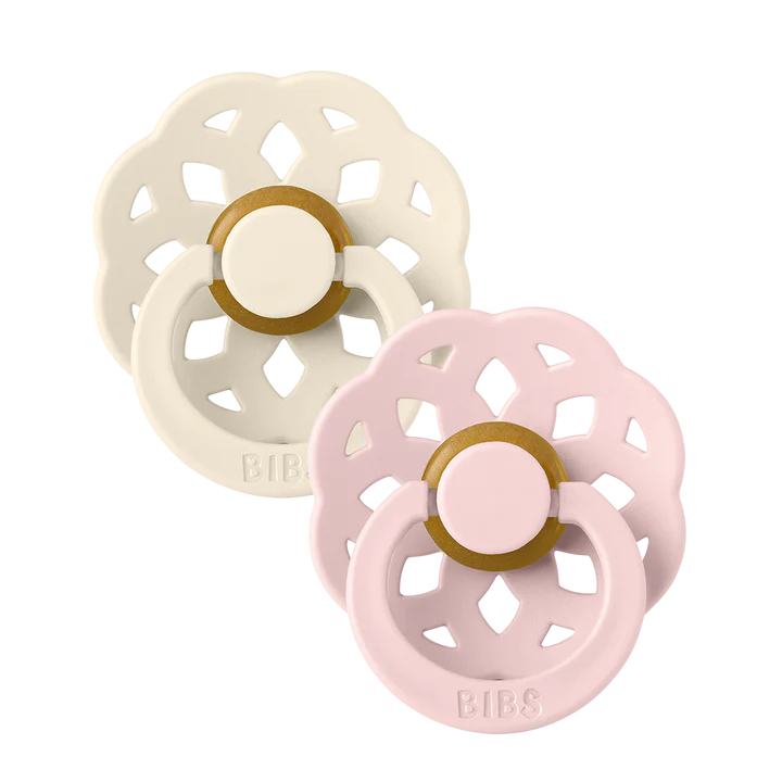 Bibs Boheme Pacifier - Ivory/Blossom