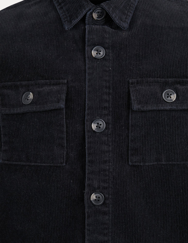 St Goliath Contrast Cord Shirt - Black