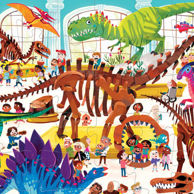 Crocodile Creek Science - Day At The Museum Puzzle 48 pc