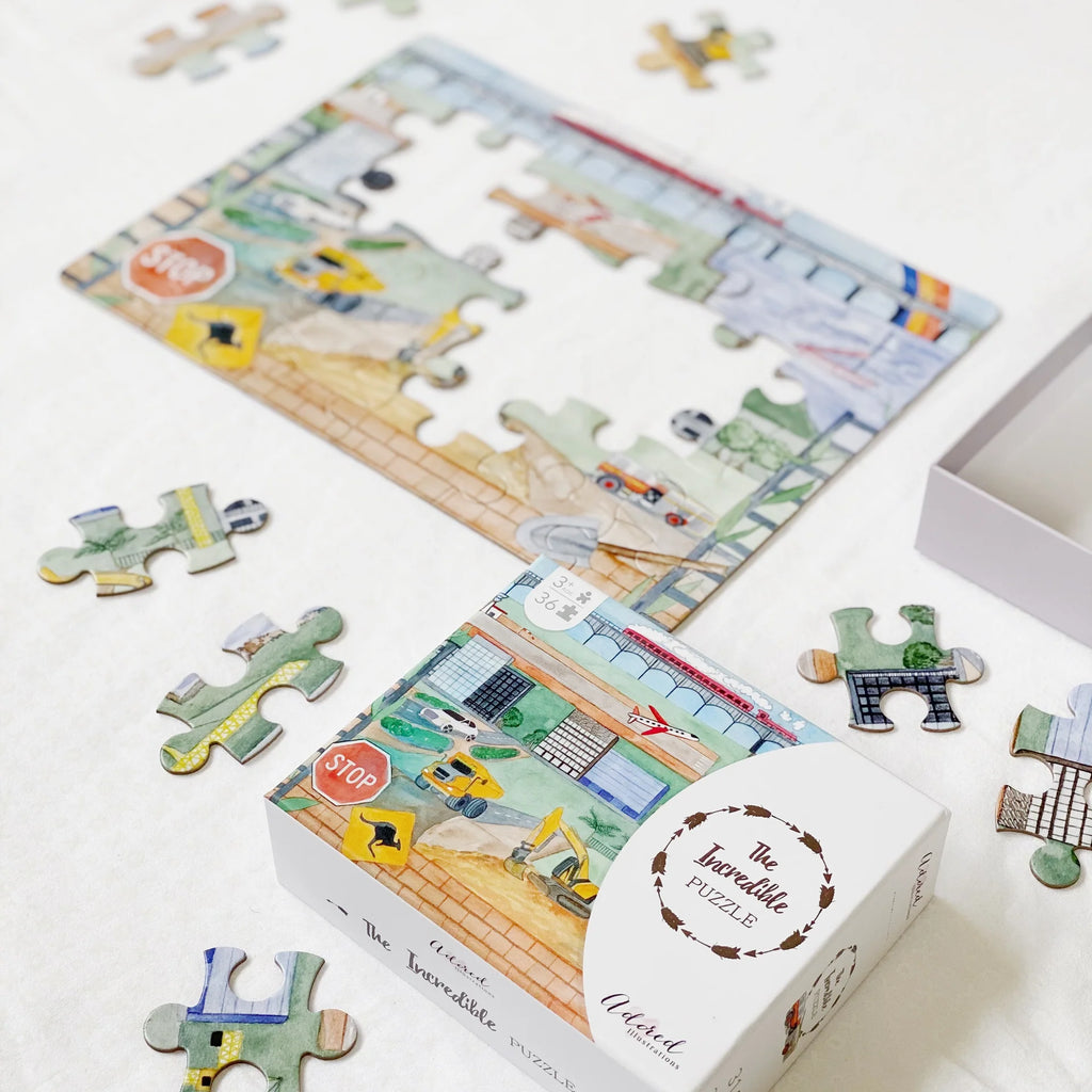 Adored Illustrations The Incredible Puzzle
