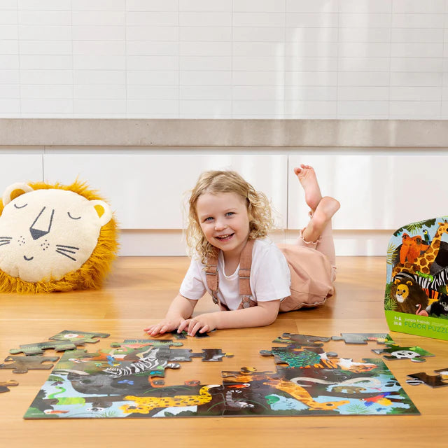 Crocodile Creek 36 Piece Classic Floor Puzzle - Jungle Friends