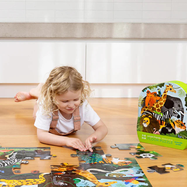 Crocodile Creek 36 Piece Classic Floor Puzzle - Jungle Friends