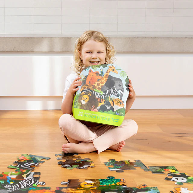 Crocodile Creek 36 Piece Classic Floor Puzzle - Jungle Friends