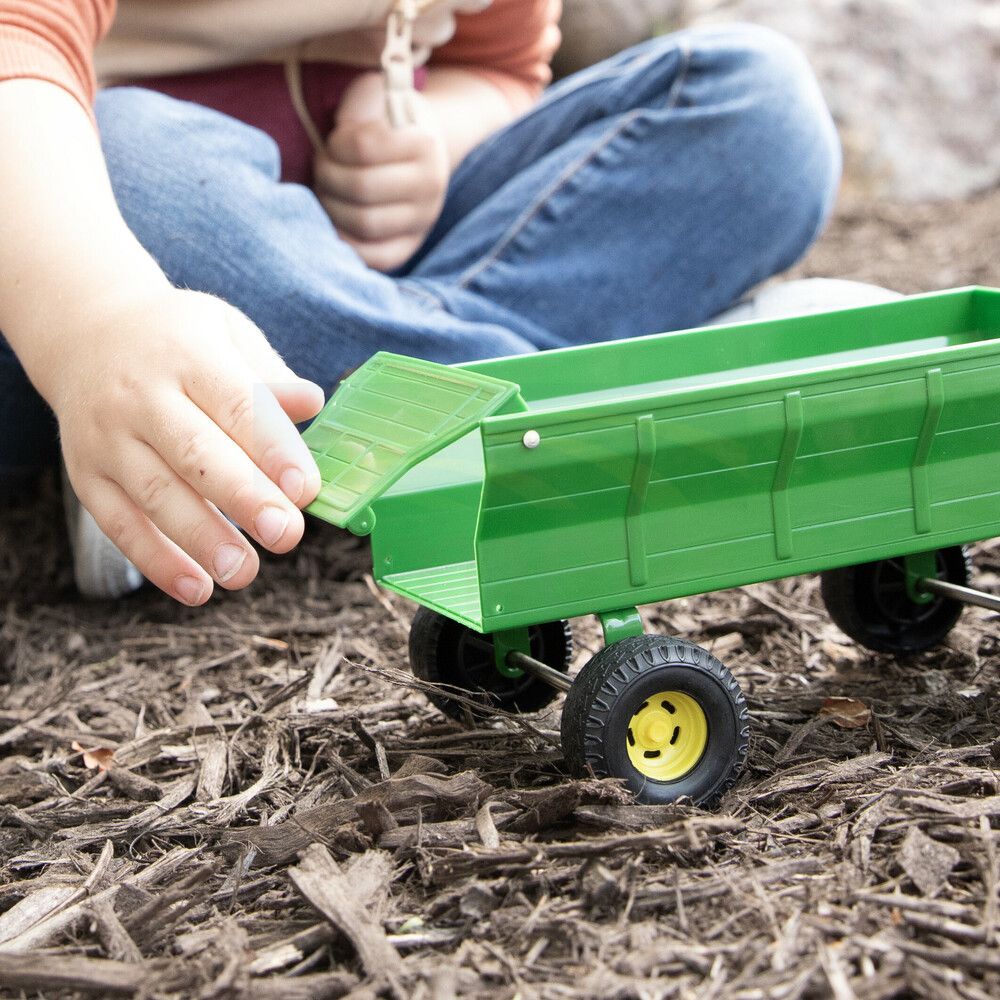 John Deere 20cm Tractor with Wagon