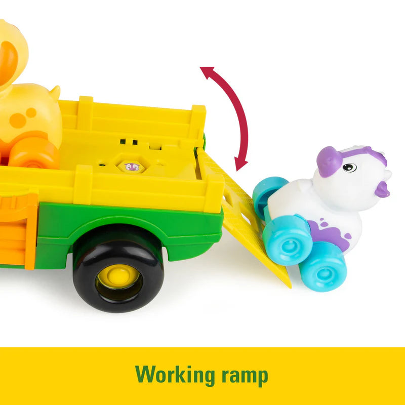 John Deere Toys JD Animal Sounds Wagon Ride