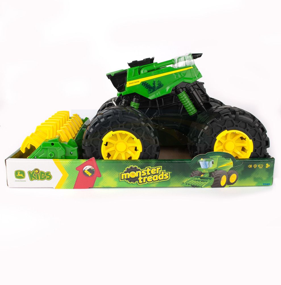 John Deere Toys Monster Treads Super Scale Combine