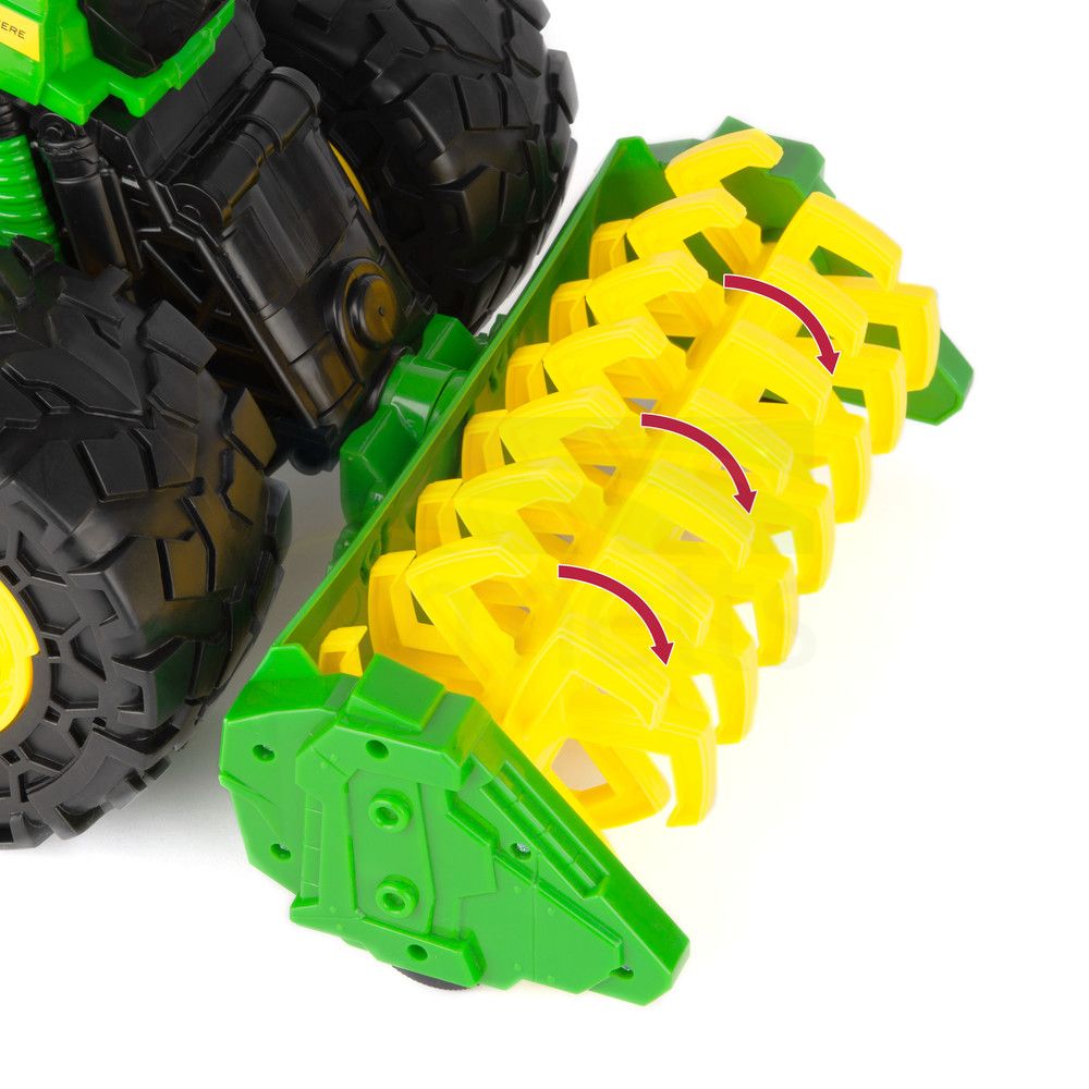 John Deere Toys Monster Treads Super Scale Combine