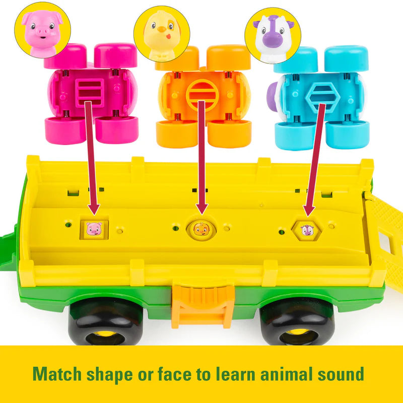 John Deere Toys JD Animal Sounds Wagon Ride