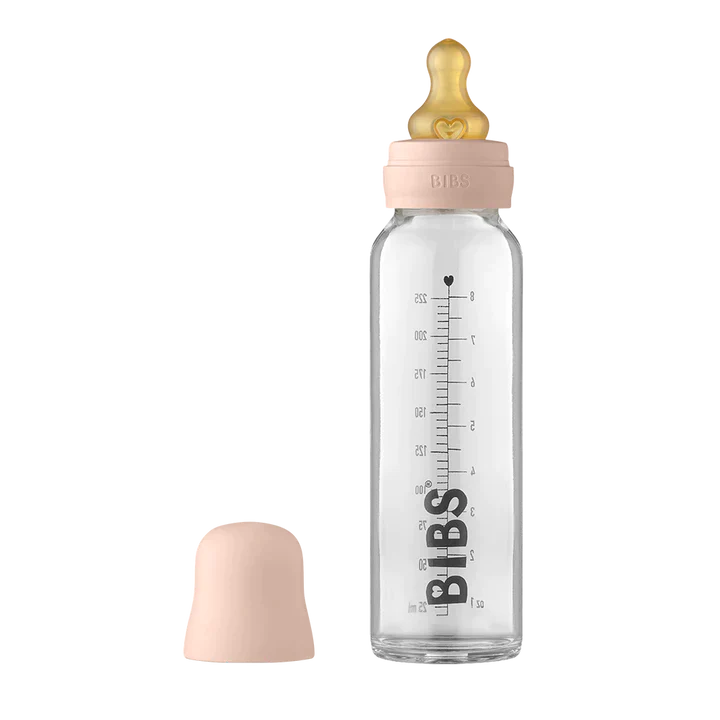 Bibs 225ml Glass Bottle Set - Blush