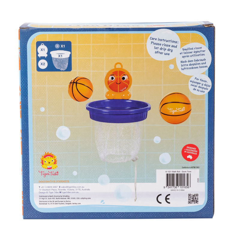 Tiger Tribe Bath Ball - Dunk Time