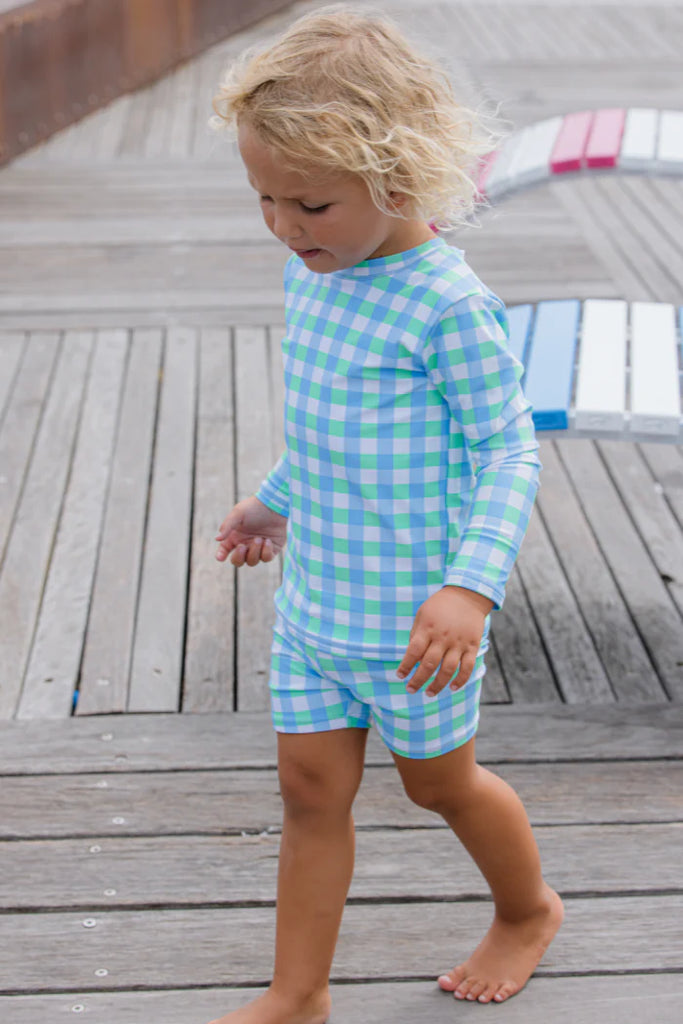 Milky Clothing Check Rash Vest