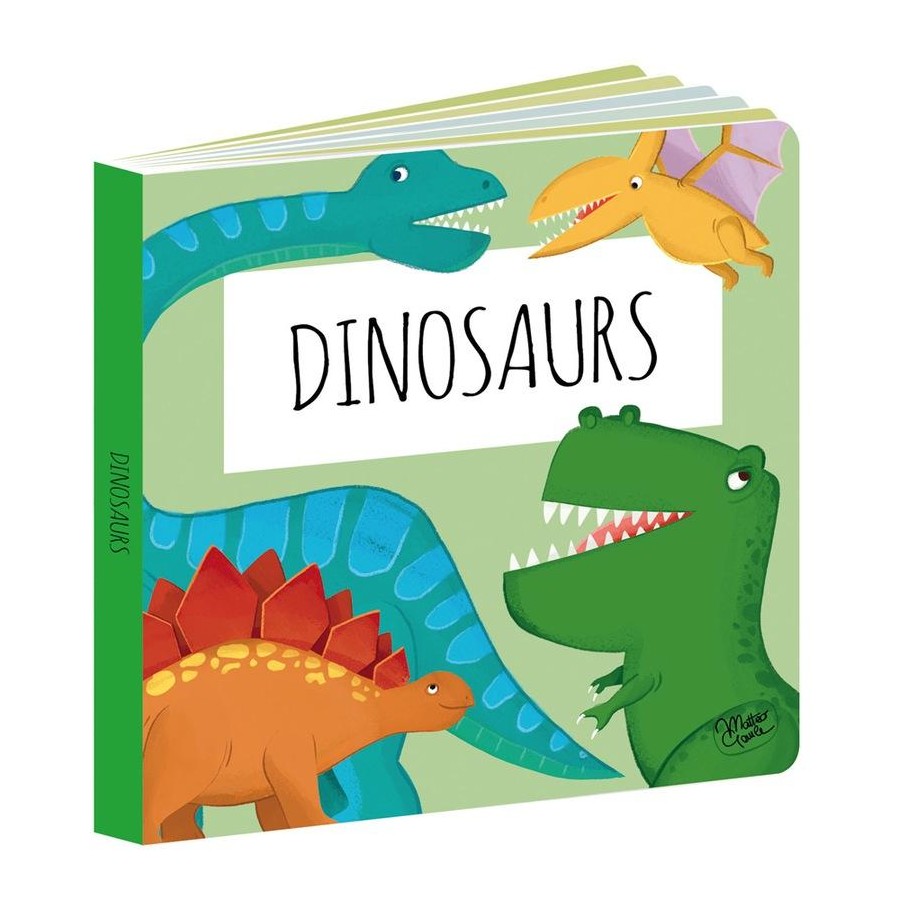 Sassi Edu Dinosaurs Stacking Blocks & Book Set - 10 Pcs