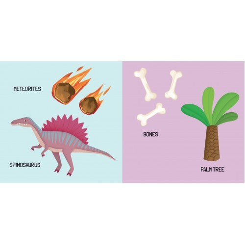 Sassi 3D Puzzle and Book Set - Learn Words Dinosaurs