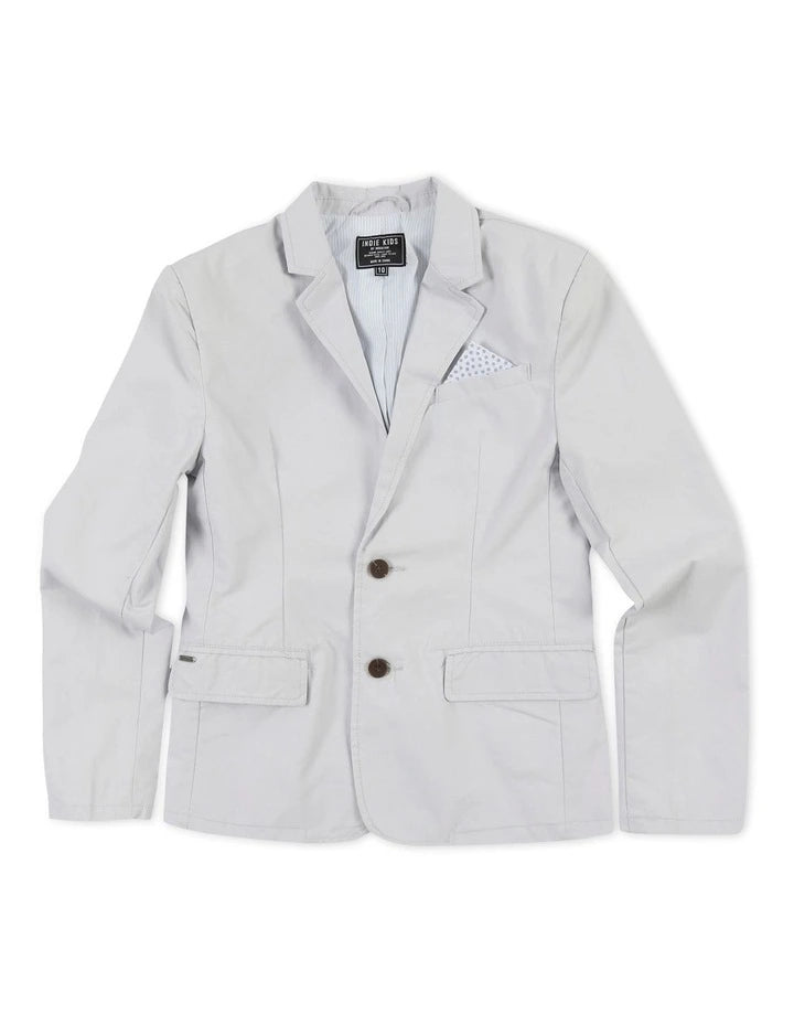 Indie Kids Casual Blazer - Ice (Sizes 8-14)
