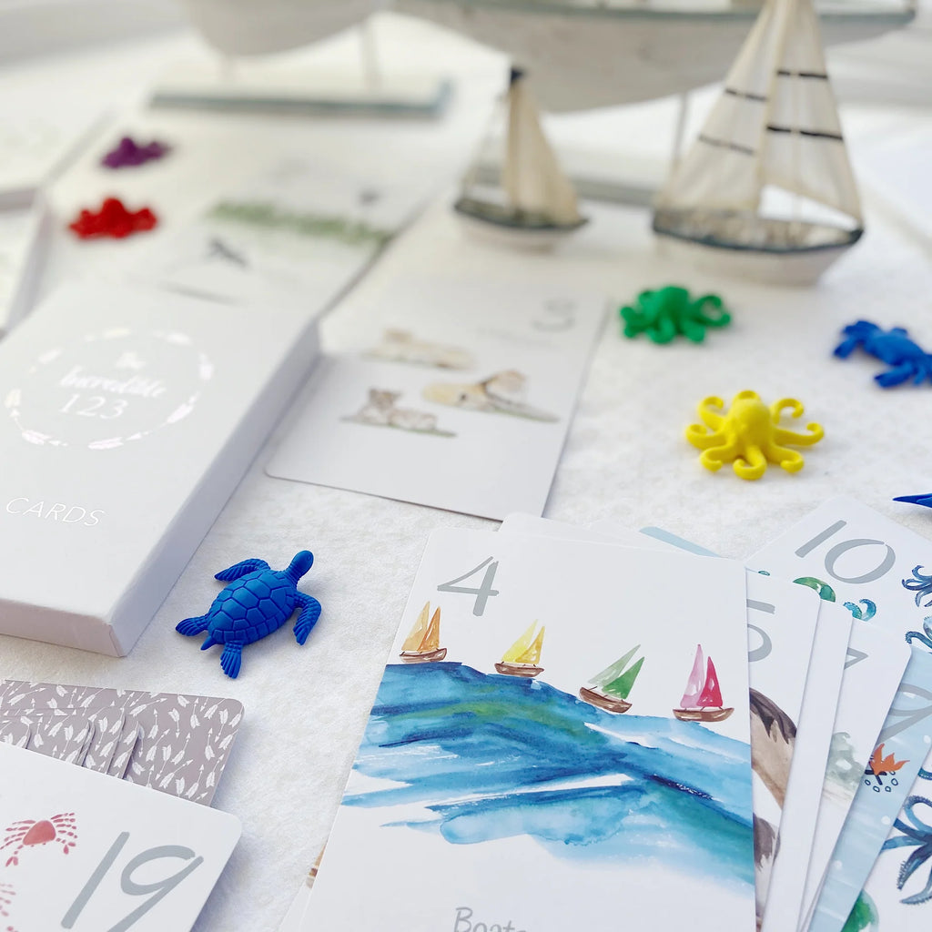 Adored Illustrations The Incredible 123 Flash Cards