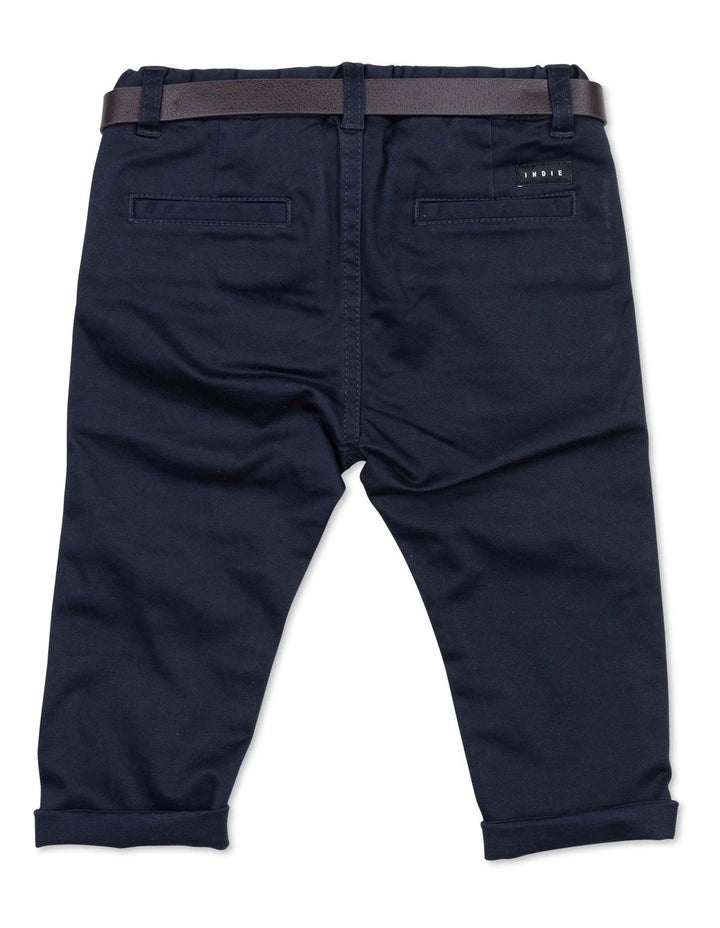 Indie Kids Cuba Stretch Chino - Navy (000-2 Years)