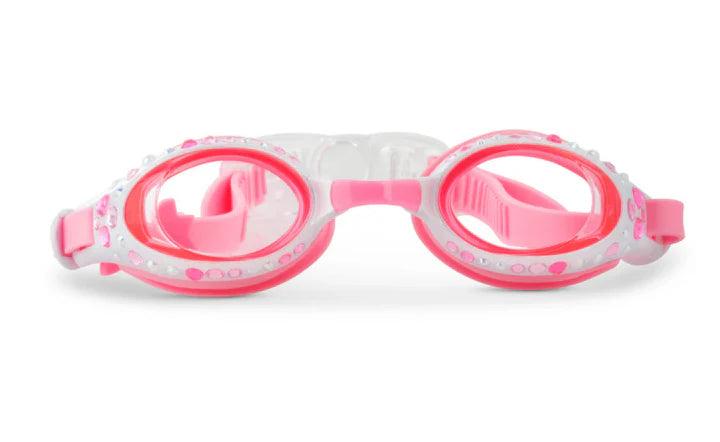 Bling2O Swim Goggles | Bow - Pearl White
