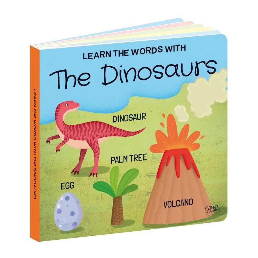 Sassi 3D Puzzle and Book Set - Learn Words Dinosaurs