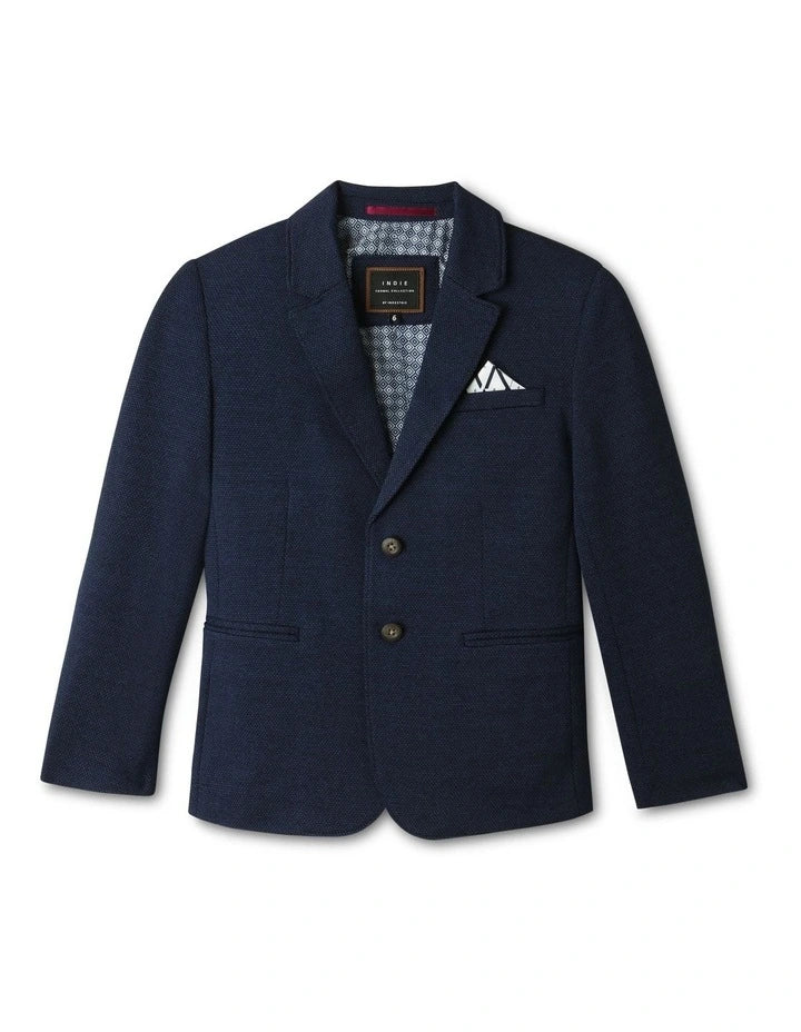 Indie Kids Caulfield Blazer - Navy (8-14 Years)