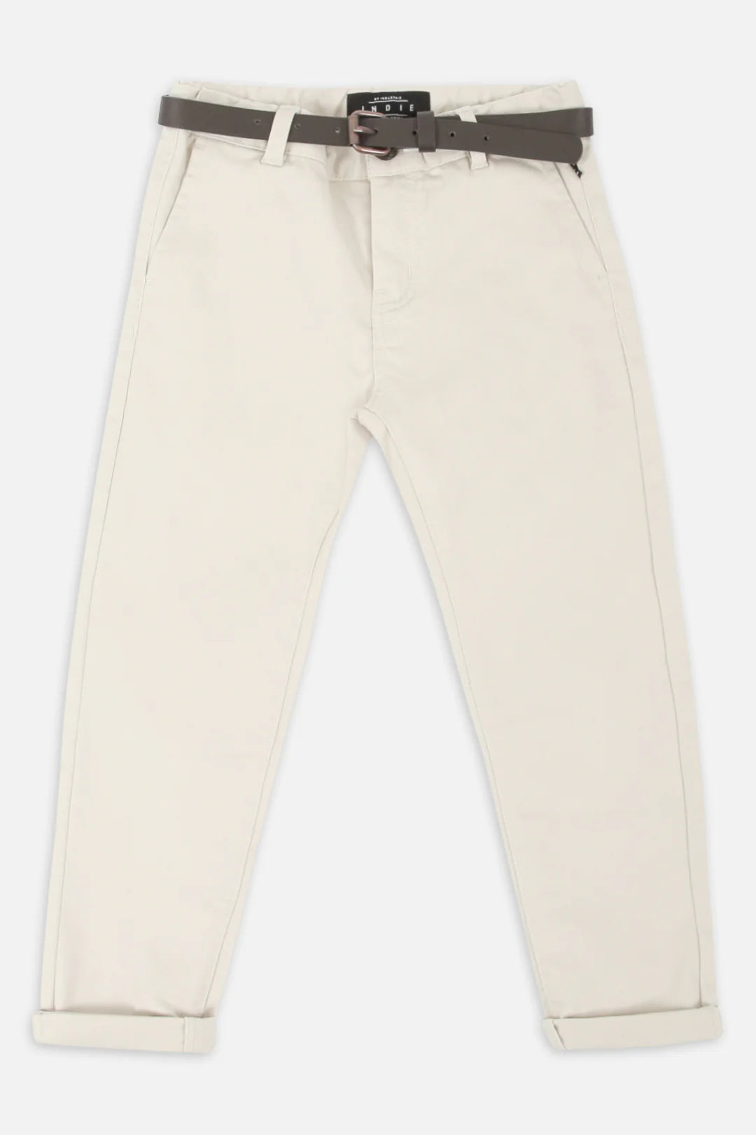 Indie Kids Cuba Stretch Chino - Talc (8-16 Years)