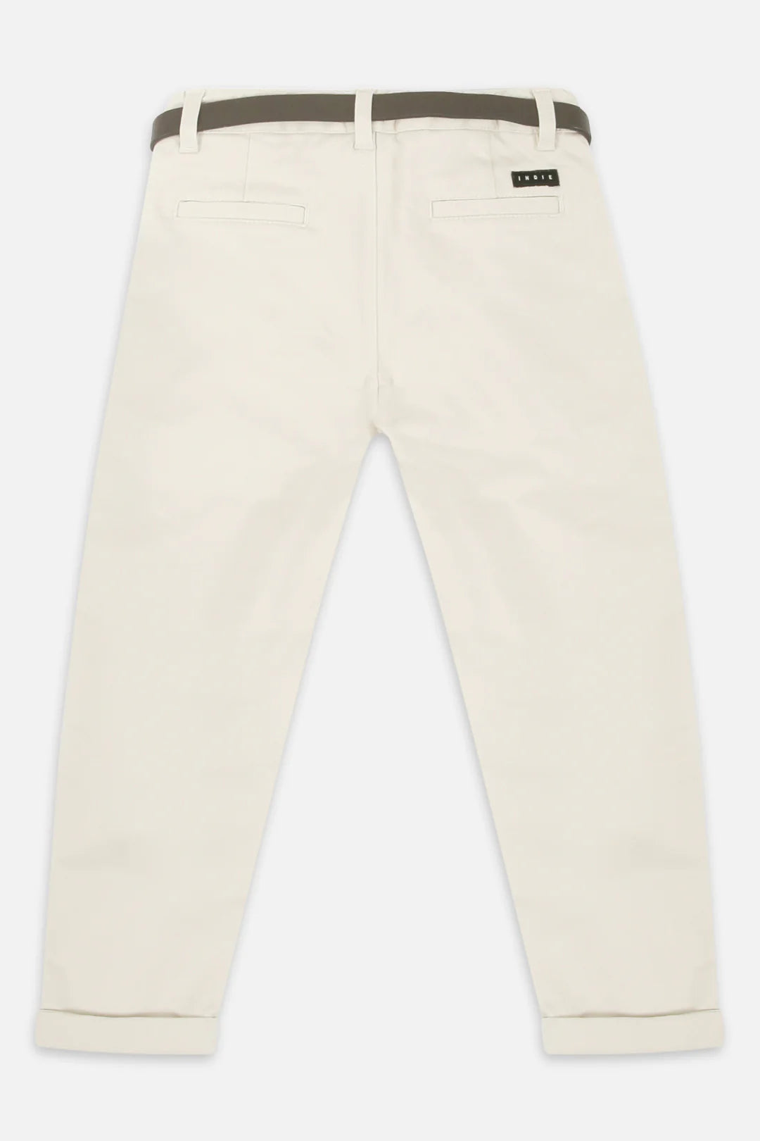 Indie Kids Cuba Stretch Chino - Talc (8-16 Years)