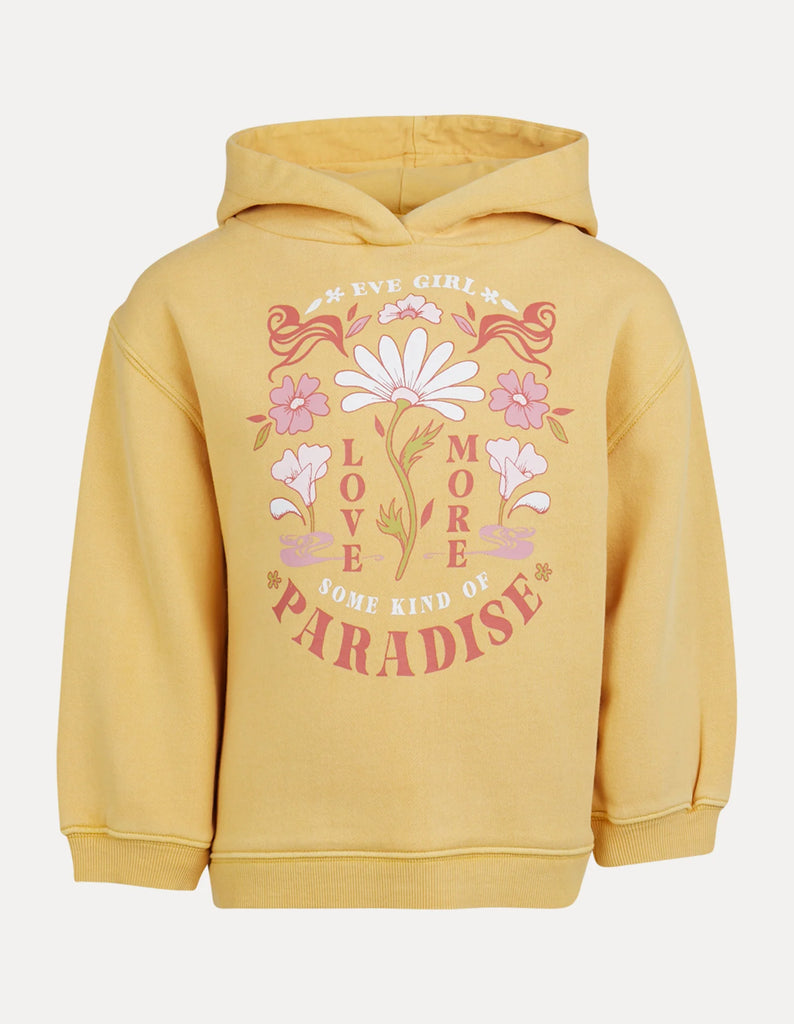 Eve Girl Paradise Hoody-Mustard