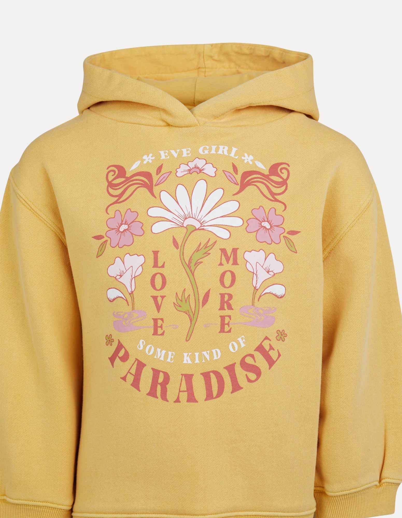 Eve Girl Paradise Hoody-Mustard