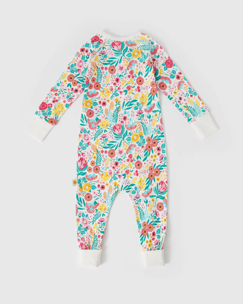 Goldie + Ace Native Botanical Zipsuit - Multi