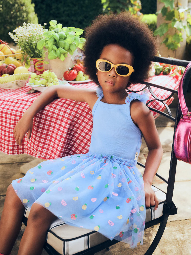 Huxbaby Fruit Salad Summer Tulle Dress - Seaside