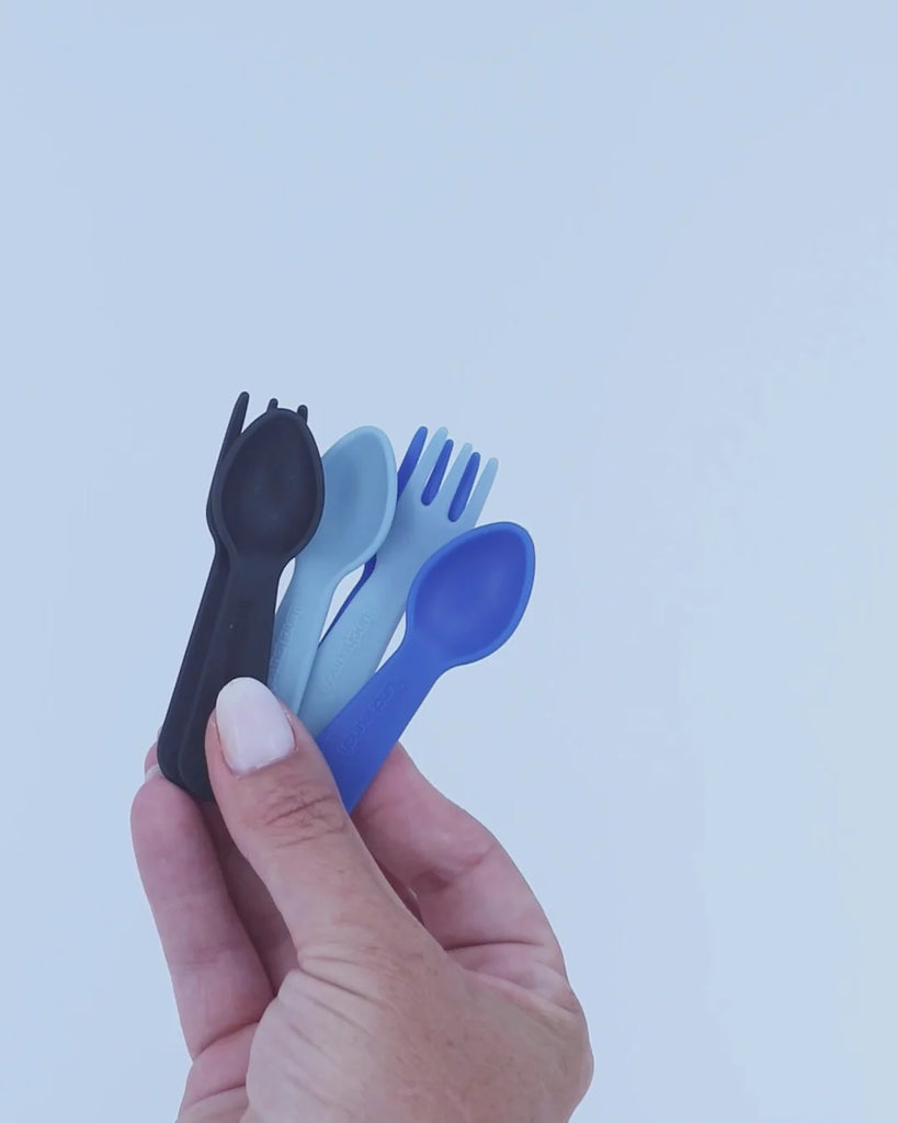 Montii Fork and Spoon Set - Blue