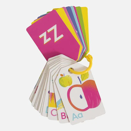 Tiger Tribe Alphabet Flash Cards - Neon