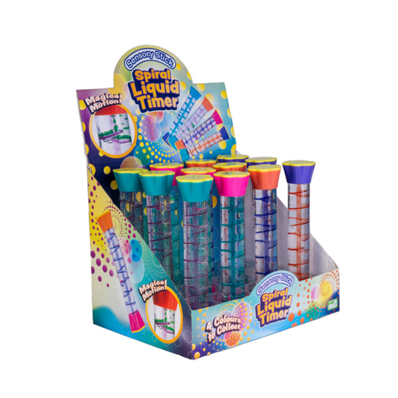 Sensory Stick Spiral Liquid Timer