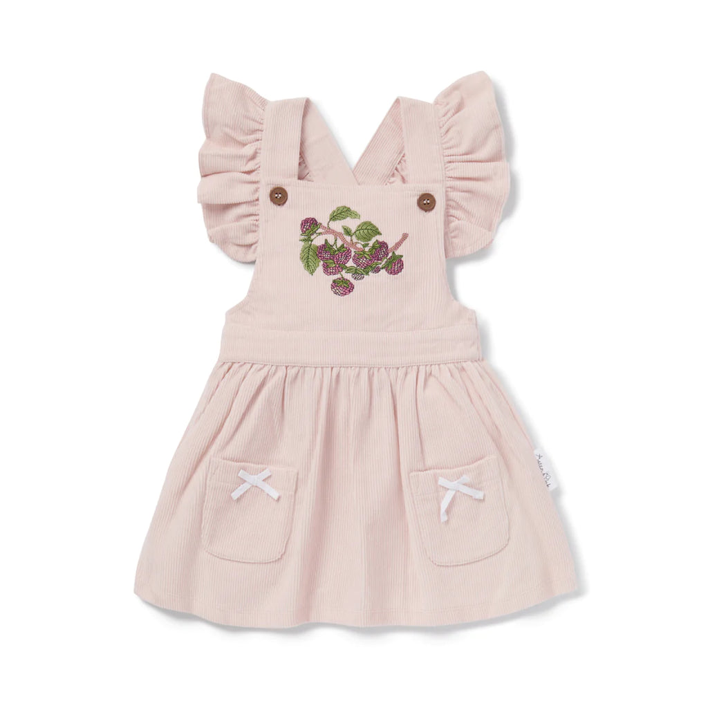 Aster & Oak Berry Cord Tunic Dress