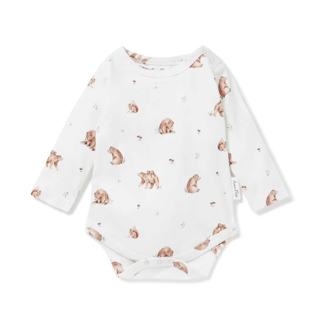 Aster & Oak Little Bear AOP Onesie