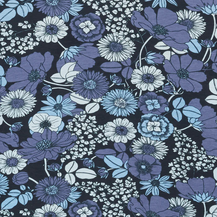 Milky Indigo Frill Baby Dress