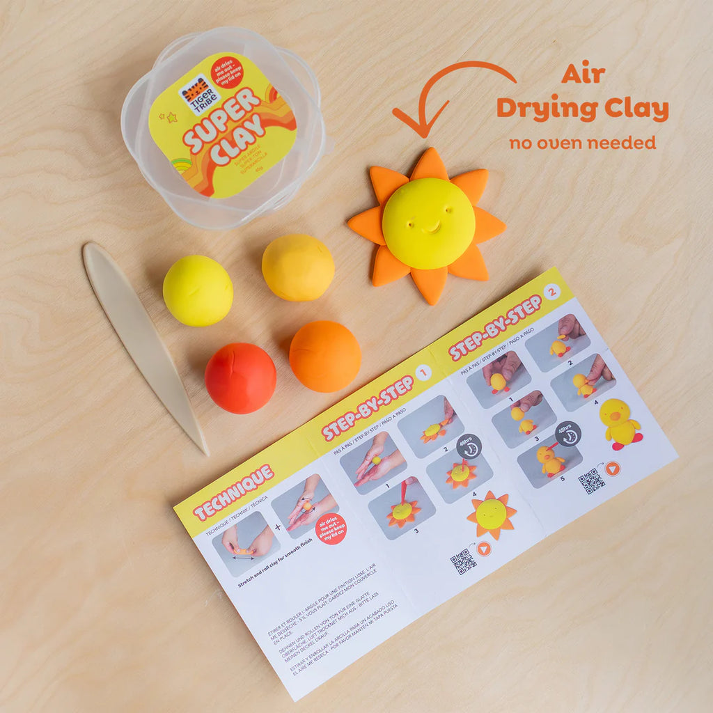 Tiger Tribe Super Clay - Sunrise (Yellow & Orange)
