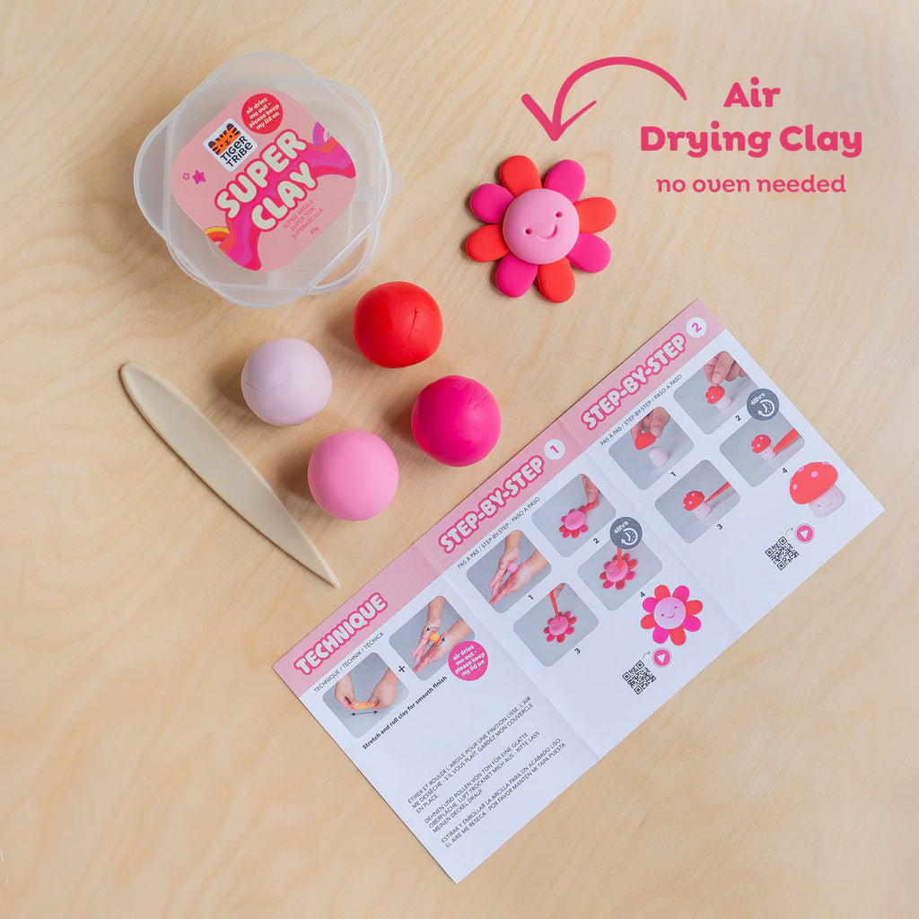 Tiger Tribe Super Clay - Sunset (Pink & Red)