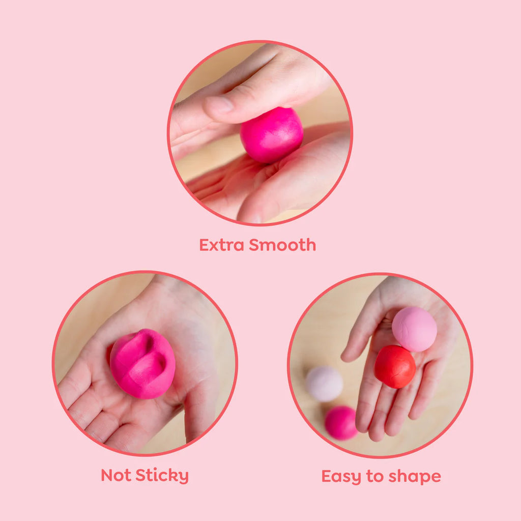 Tiger Tribe Super Clay - Sunset (Pink & Red)