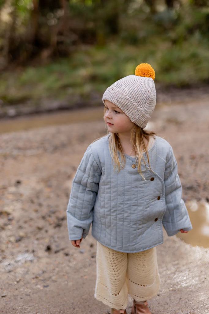 Acorn Kids Como Beanie - Oatmeal Speckle