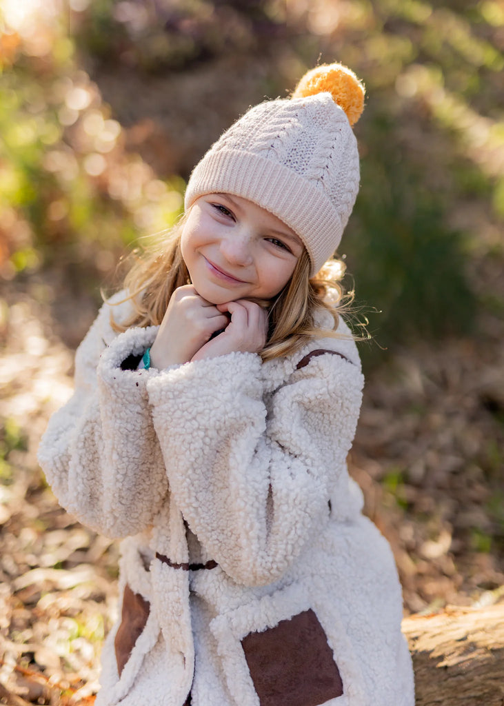 Acorn Kids Copenhagen Merino Beanie - Oatmeal