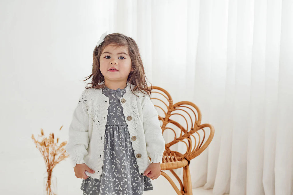 Aster & Oak Mia Floral Ruffle Dress